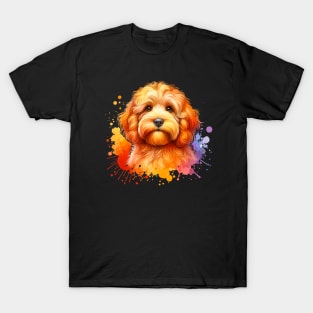 Bright Watercolor Cockapoo T-Shirt